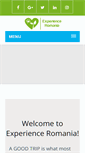 Mobile Screenshot of experience-romania.com